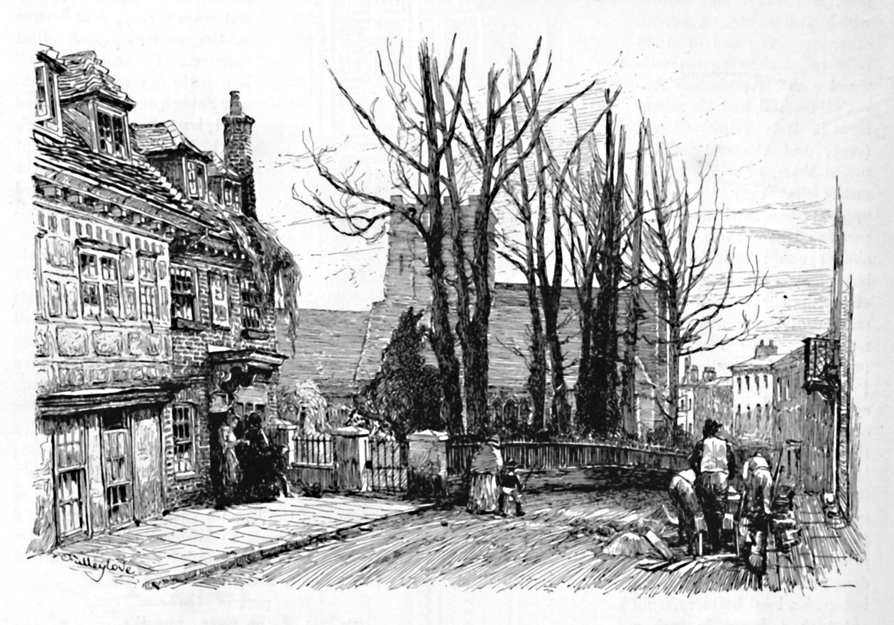 Quarry Street, with St. Mary