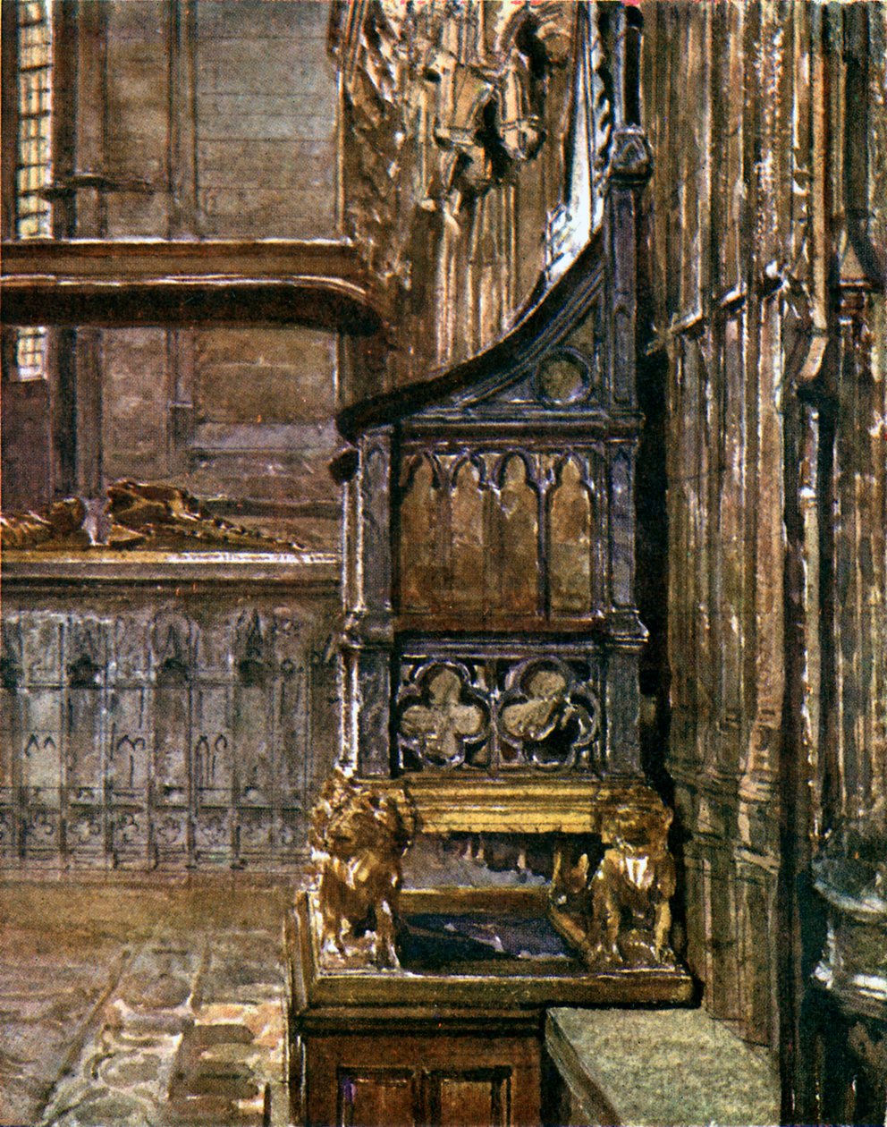 The Coronation Chair by John Fulleylove