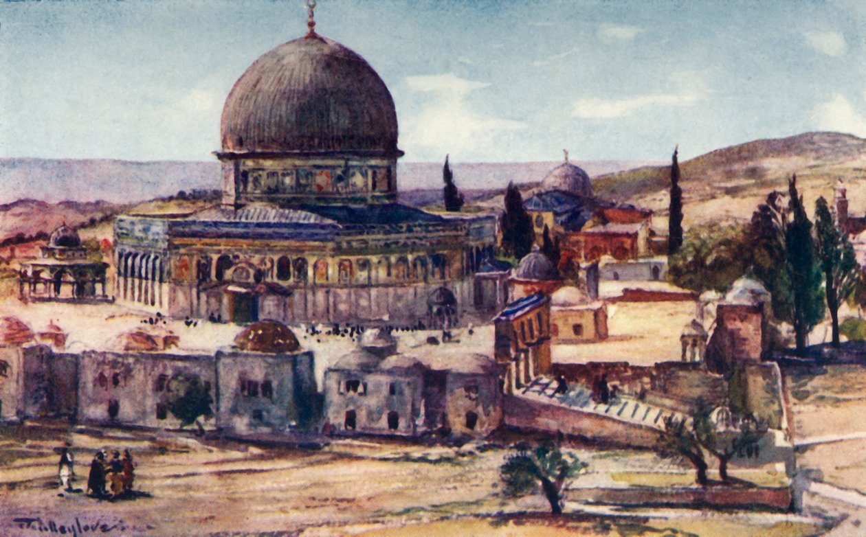 The Dome of the Rock from Barracks Near the Tower of Antonia by John Fulleylove