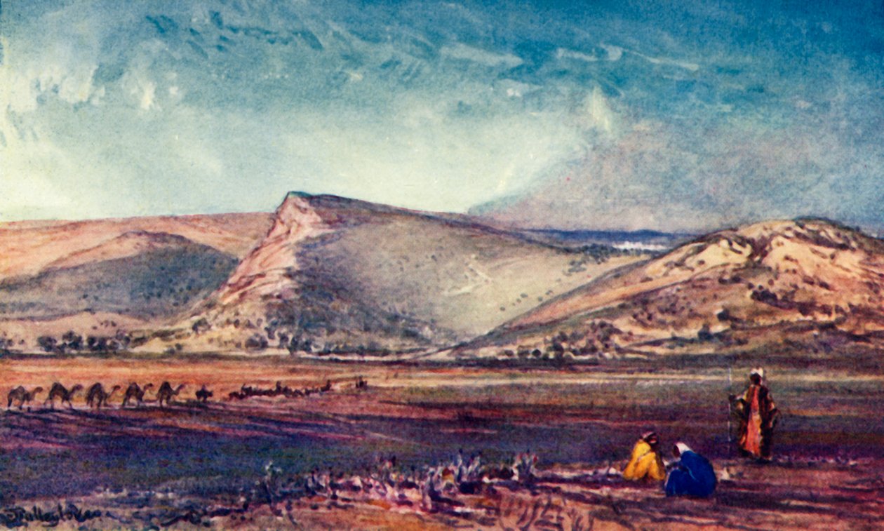 The Hills Round Nazareth from the Plain of Esdraelon, 1902 by John Fulleylove