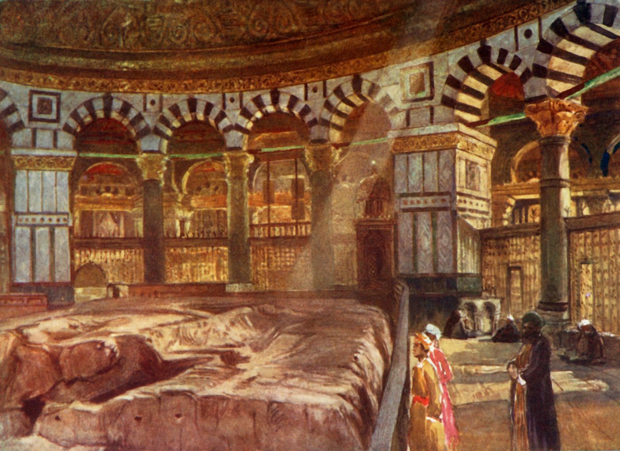 The Holy Rock Beneath the Dome of the Rock by John Fulleylove