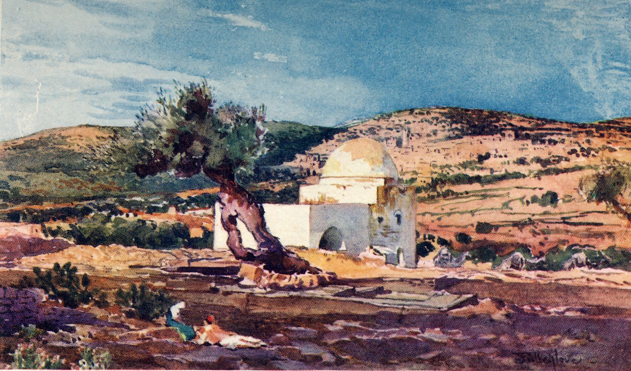 The Tomb of Rachel on the Road from Jerusalem to Hebron by John Fulleylove