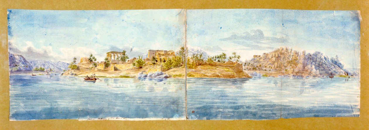 Landscape, Egypt by John Gardner Wilkinson