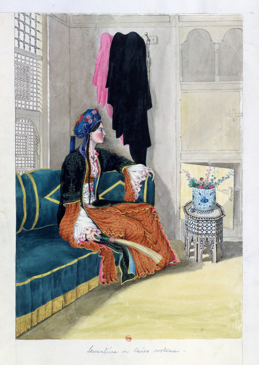 Levantine in Cairo Costume by John Gardner Wilkinson