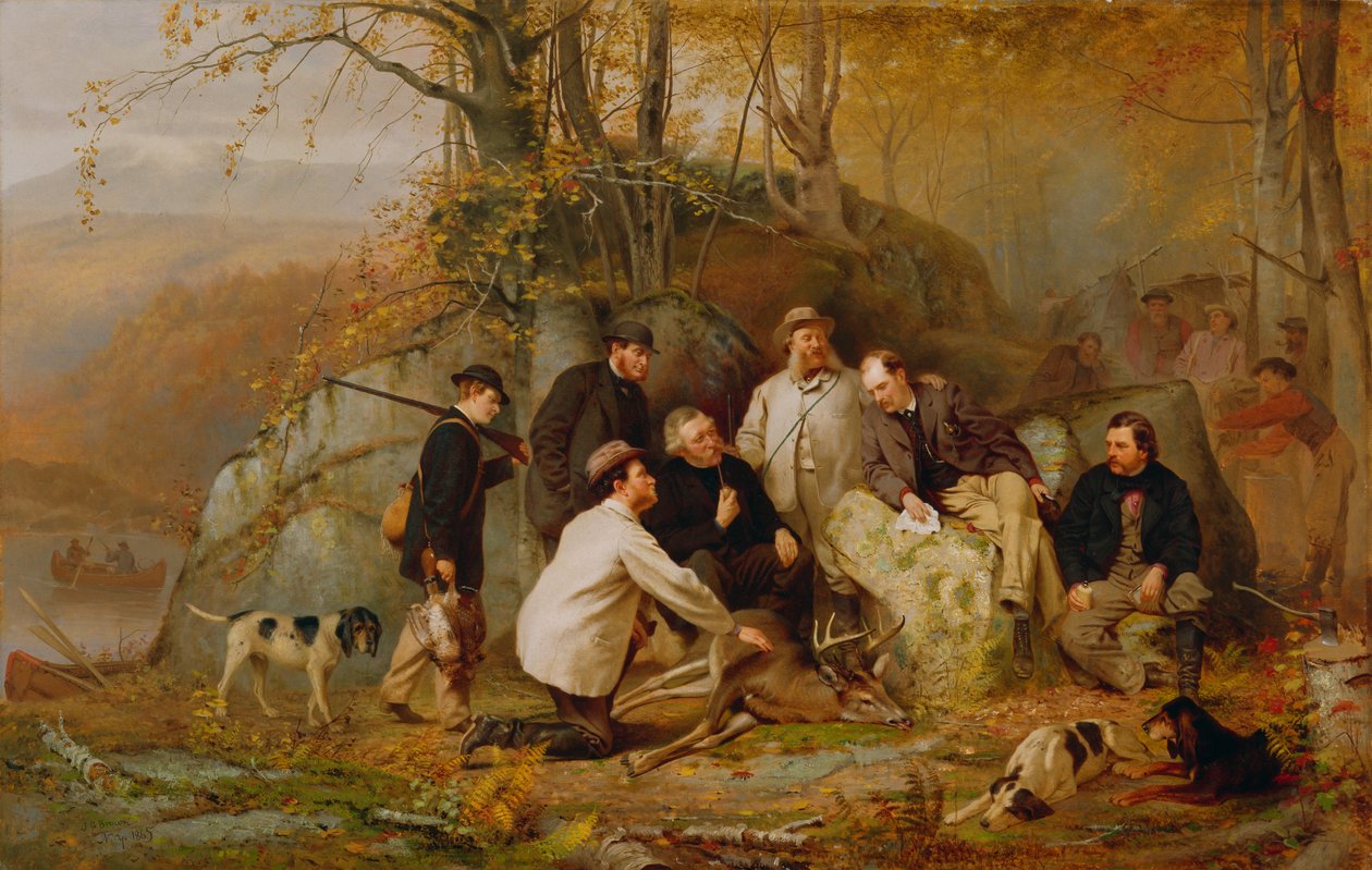 Claiming the Shot: After the Hunt in the Adirondacks by John George Brown