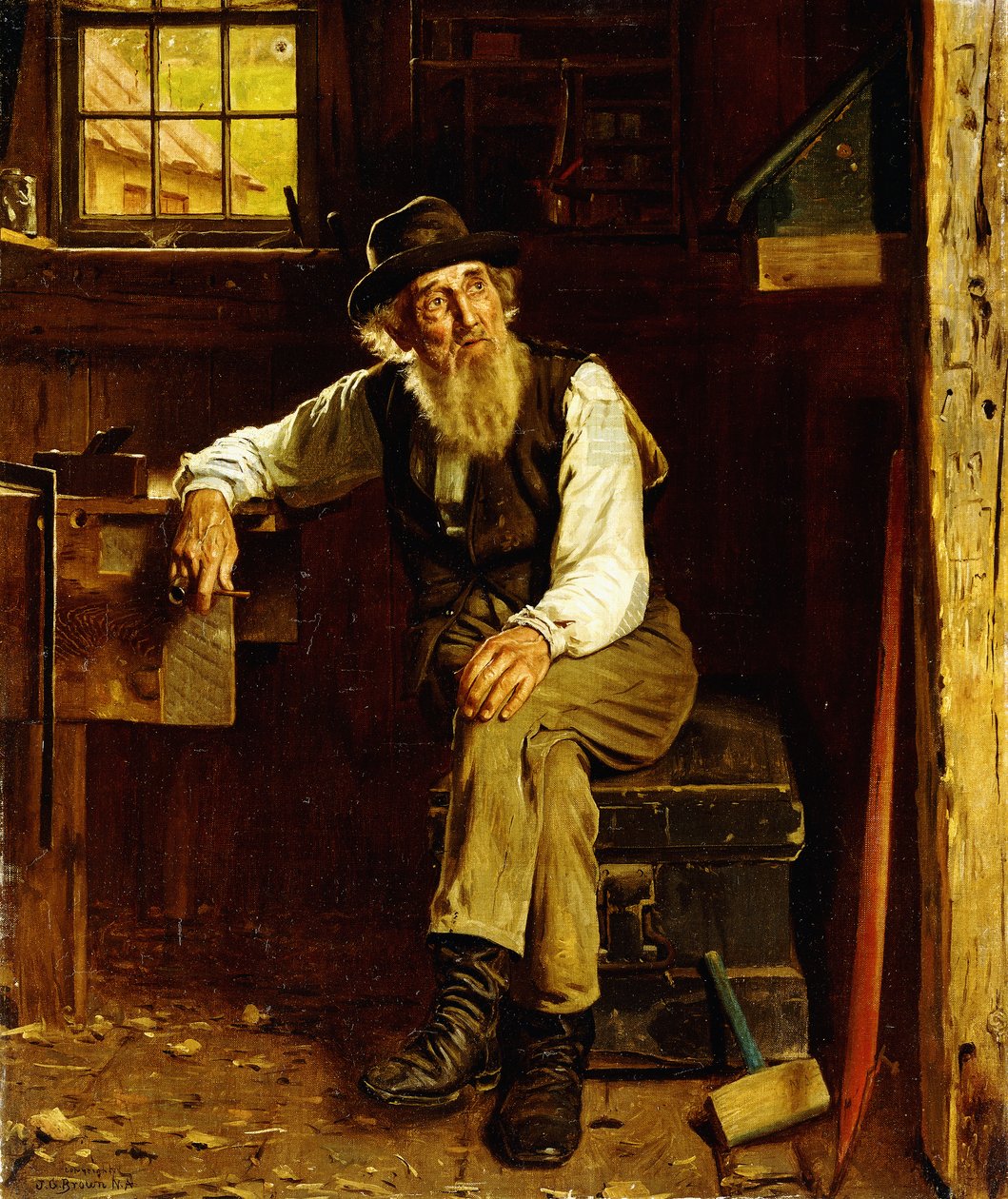 Living in the Past by John George Brown