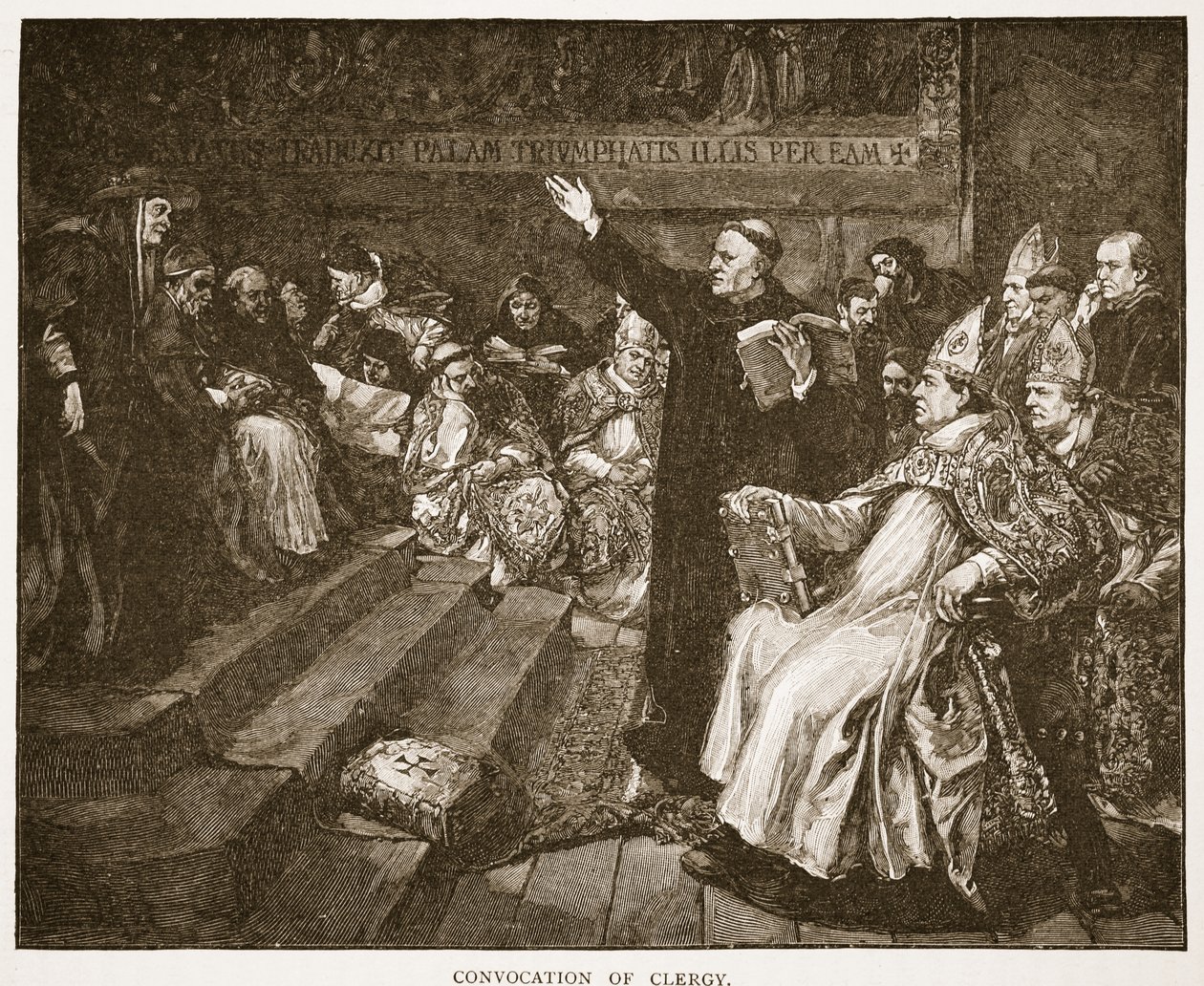 Convocation of Clergy by John Gilbert