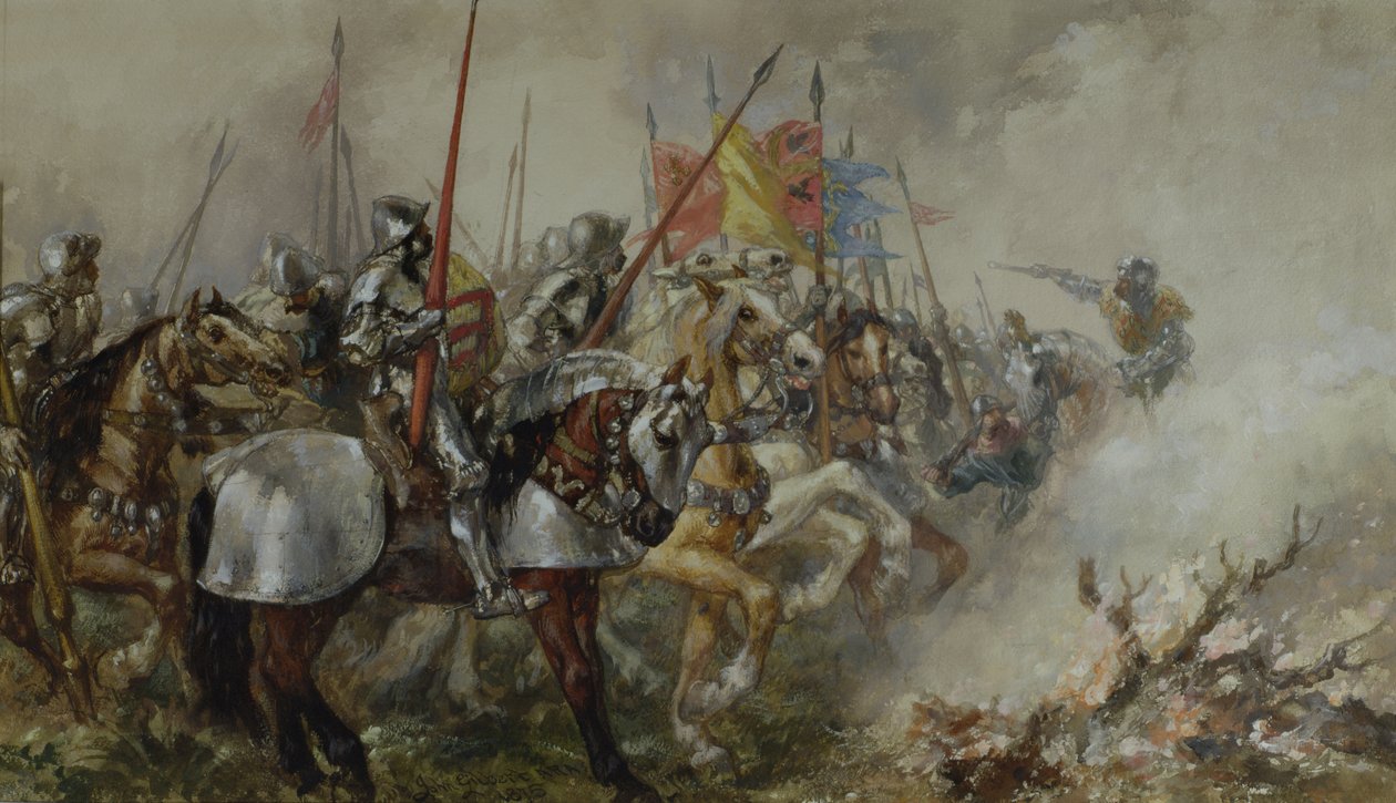 King Henry V at the Battle of Agincourt, 1415 by John Gilbert