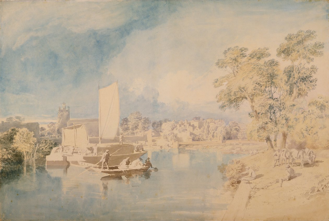 The Thames at Isleworth, c.1805-10 by John Glover