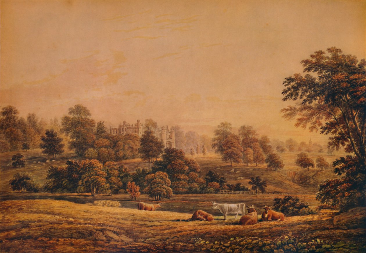 View of Aldenham Abbey: Hertfordshire, 18th-19th century, 1935 by John Glover
