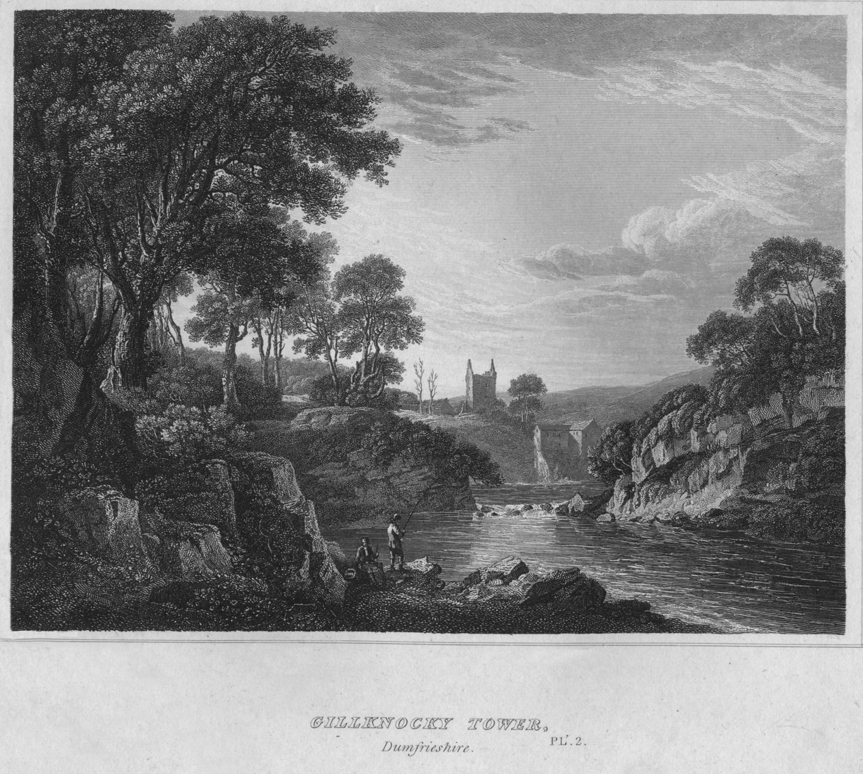 Gillknocky Tower, Dumfrieshire by John Greig