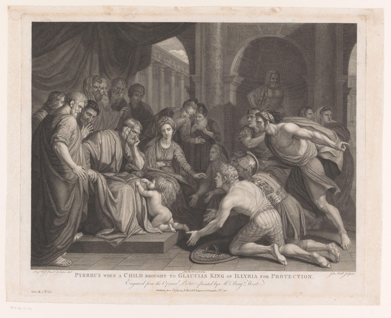 Pyrrhus as a Child Brought to King Glaucias for Protection