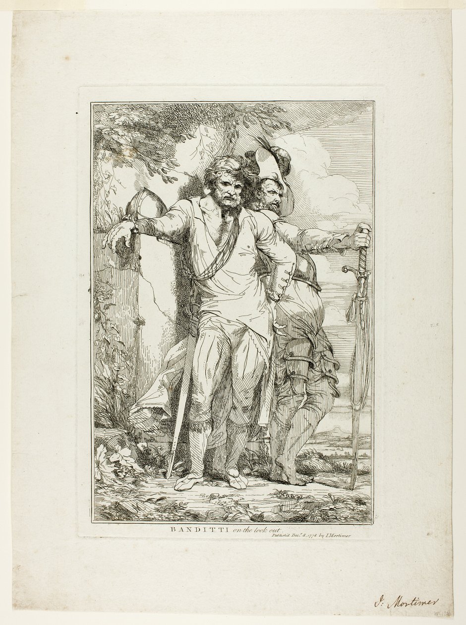 Banditti on the Lookout by John Hamilton Mortimer