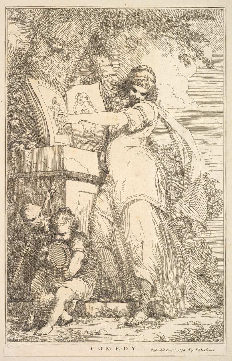 Comedy from Fifteen Etchings Dedicated to Sir Joshua Reynolds by John Hamilton Mortimer