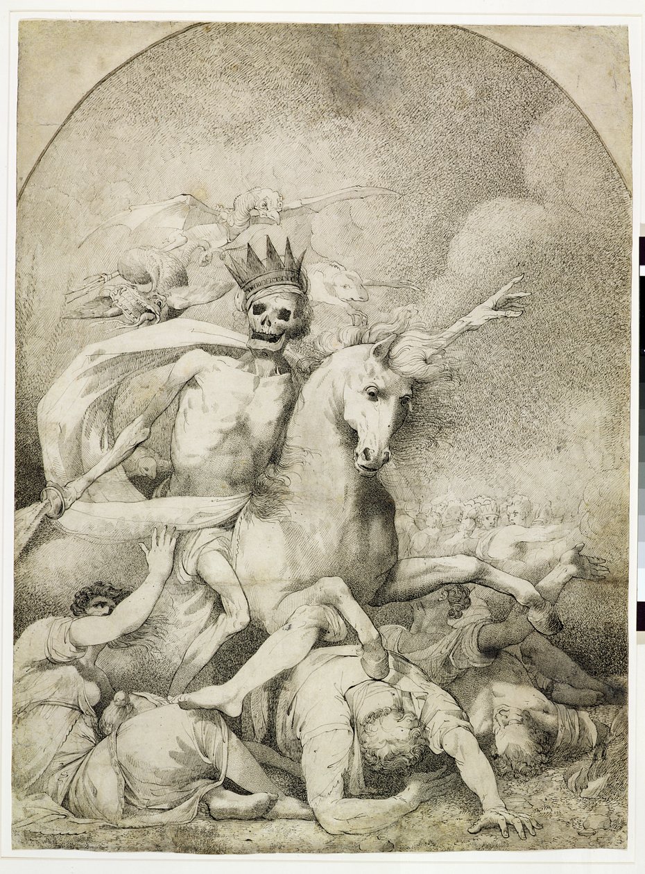 Death on a Pale Horse by John Hamilton Mortimer
