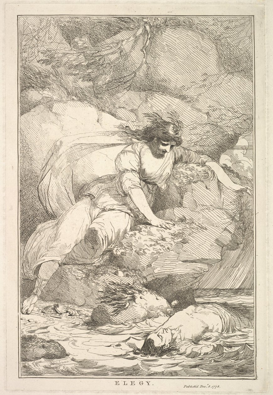 Elegy from Fifteen Etchings Dedicated to Sir Joshua Reynolds by John Hamilton Mortimer