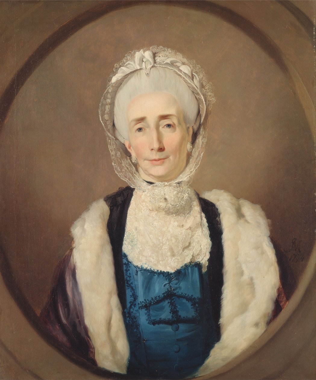 Mary Lushington (née Altham) by John Hamilton Mortimer