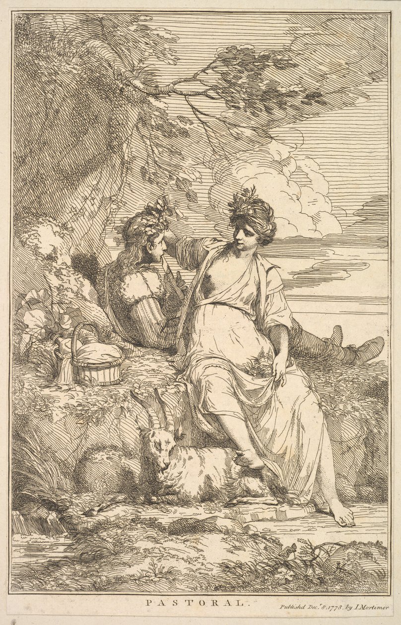 Pastoral (from Fifteen Etchings Dedicated to Sir Joshua Reynolds) by John Hamilton Mortimer