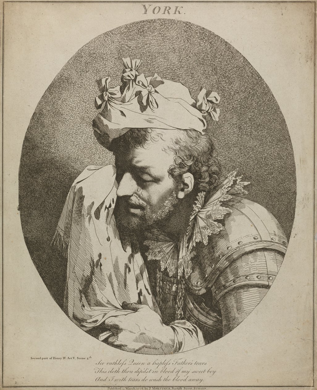 York, "Henry IV", Part II, Act V, Scene IV by John Hamilton Mortimer
