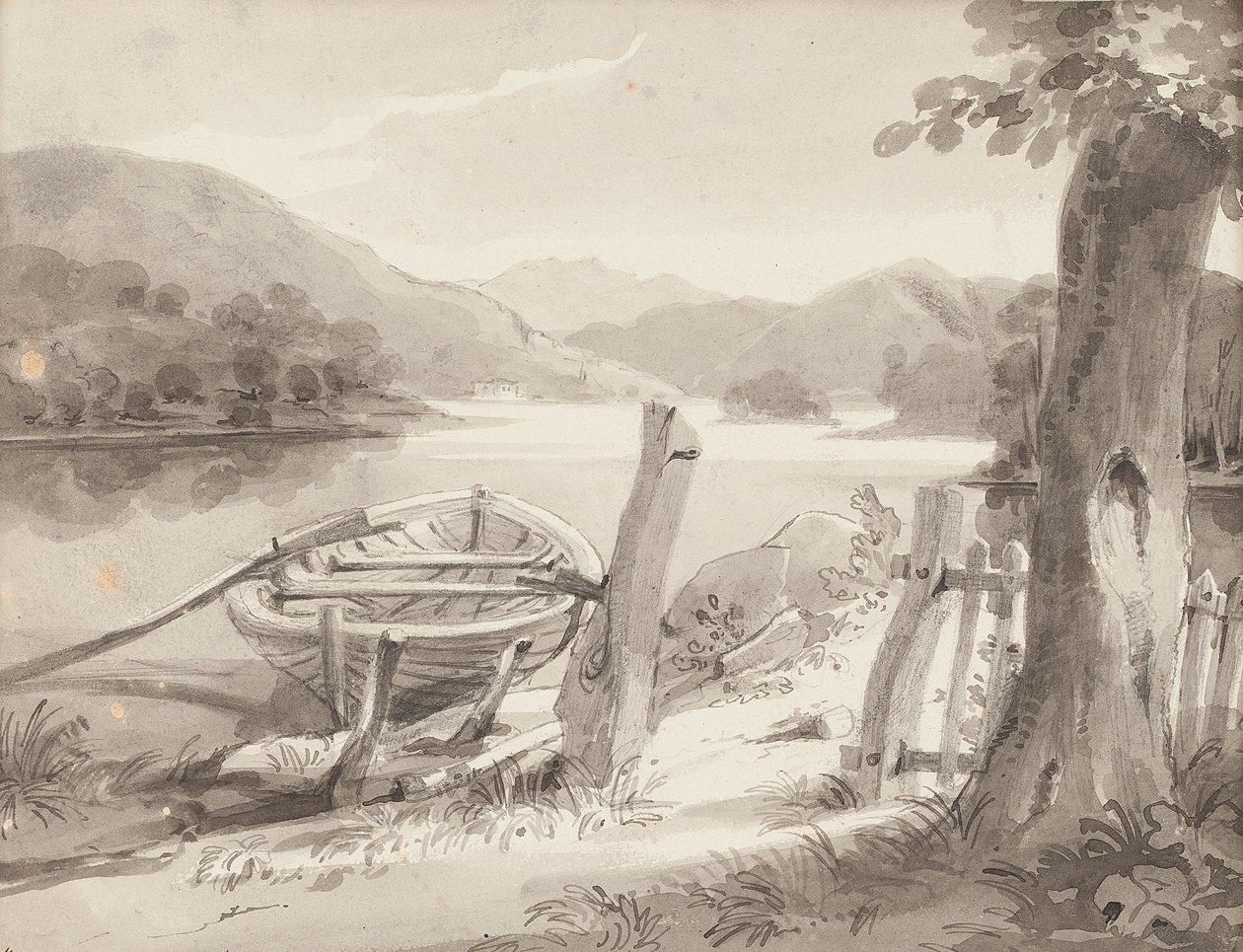 Boat at Bowness by John Harden