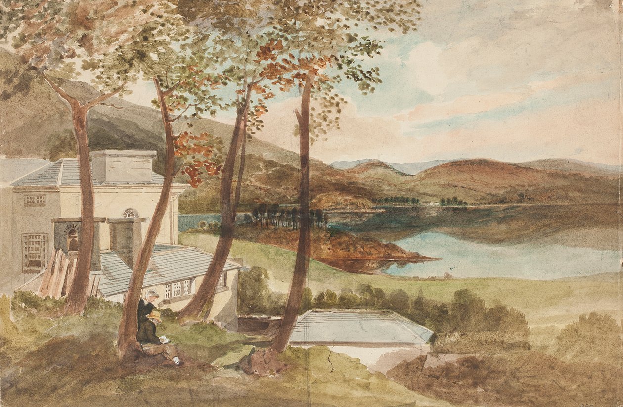 Hall and Windermere, Lake District, Cumbria by John Harden