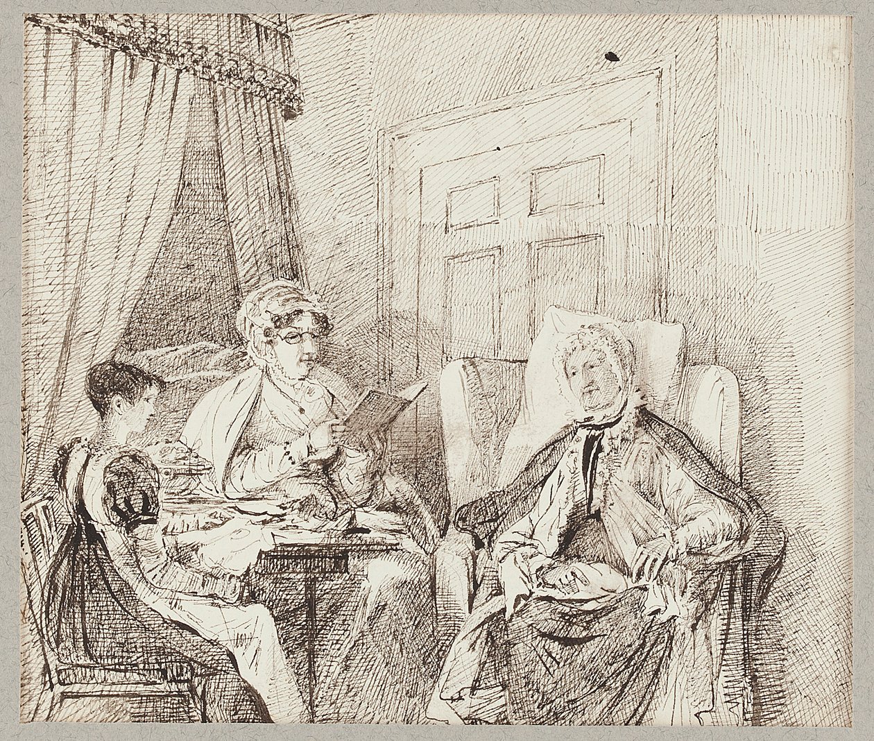 Interior scene by John Harden