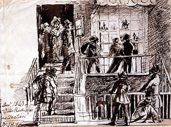 McGills Print Shop, Edinburgh by John Harden