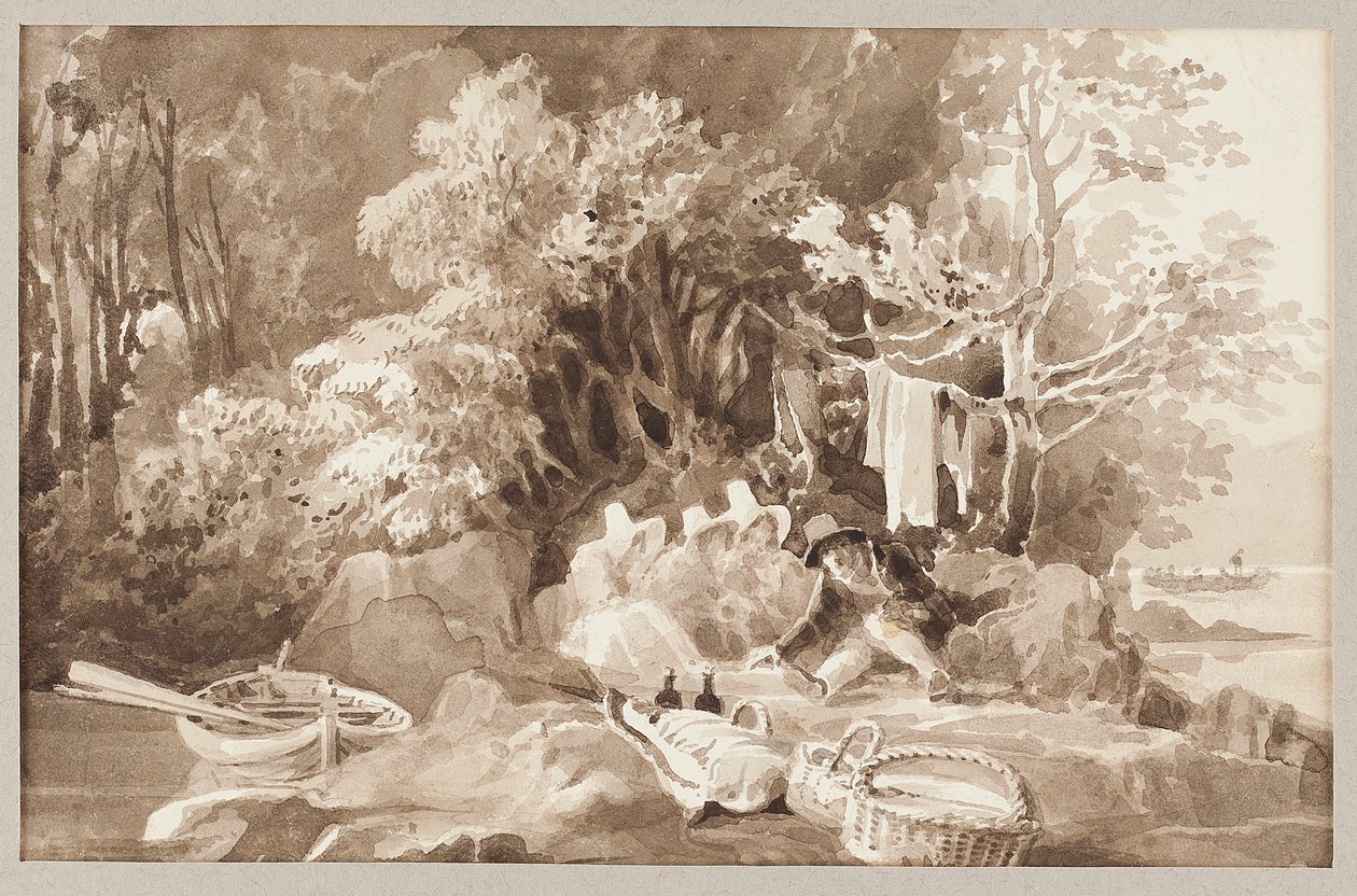 Picnic and Boat by John Harden