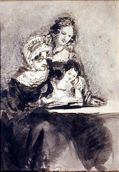 The Reading Lesson by John Harden
