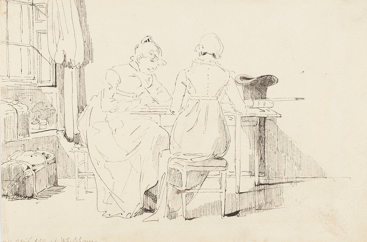 Waiting at Whitehaven, 1811 by John Harden