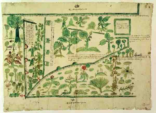 Map Showing Part of the Manor of Shawe, Berkshire, England