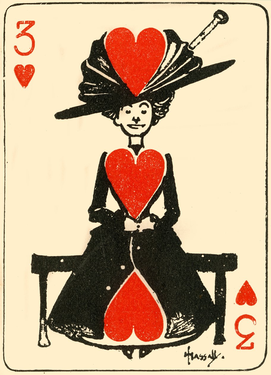 The waiting virgin, from the three of hearts, 1910 by John Hassall