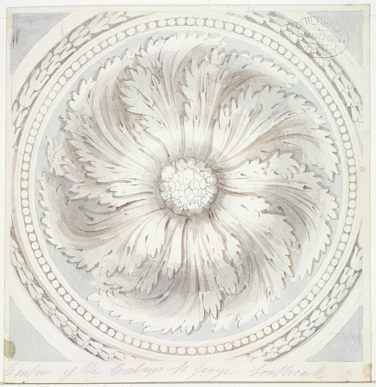 Surround from the Ceiling of St George the Martyr, Southwark, London by John Hassell