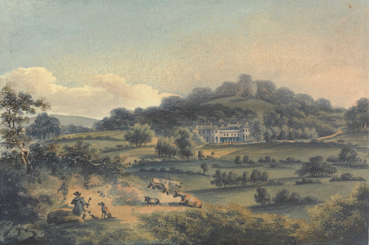 The Villa of Groote Esq near Bromley Kent by John Hassell