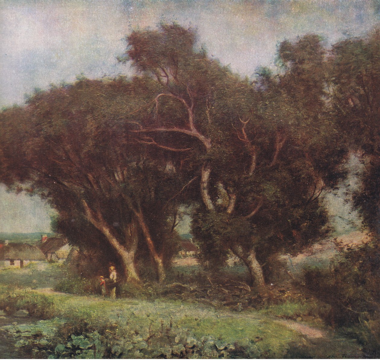 A path by the stream by John Henderson