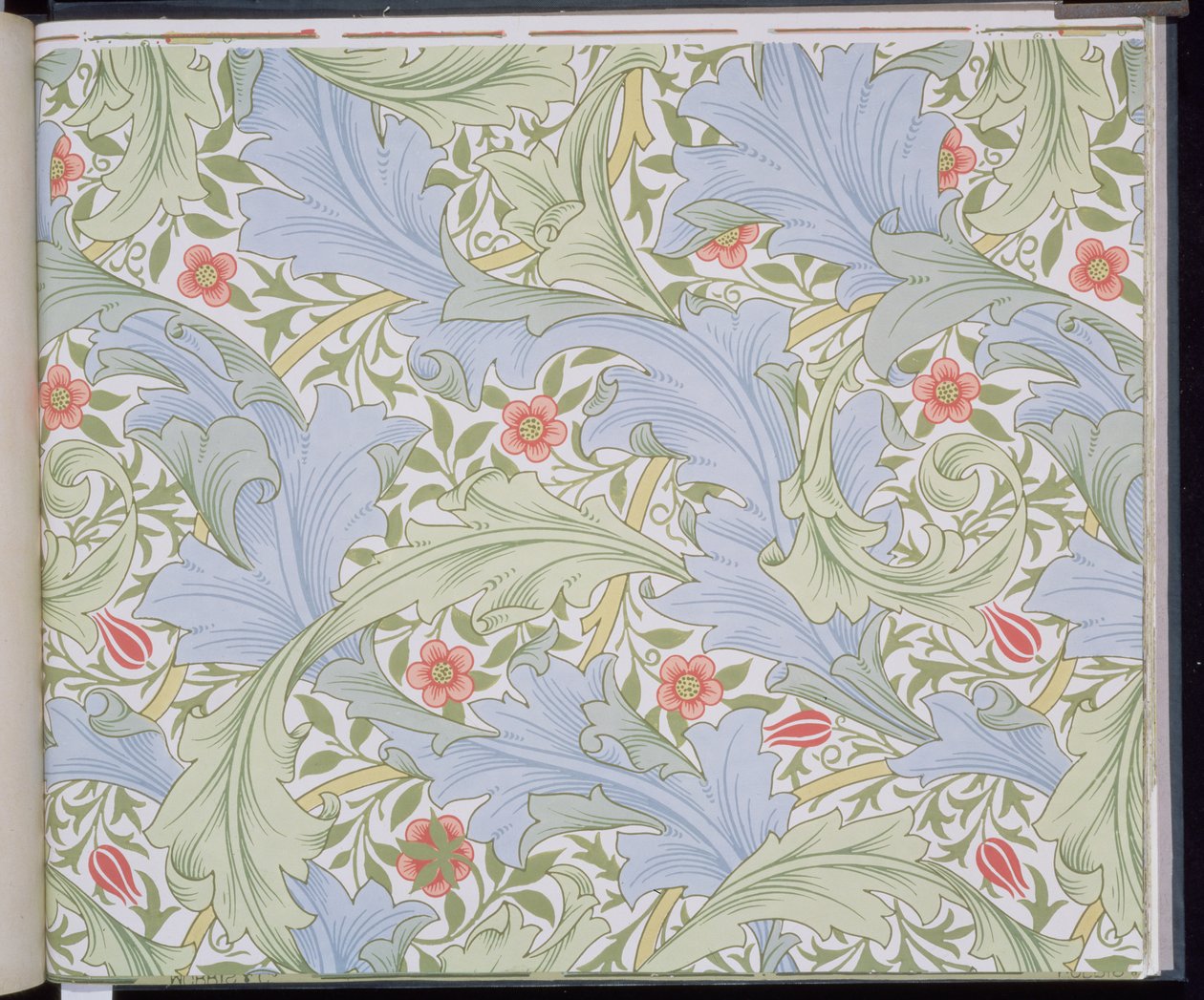 Granville wallpaper, designed by John Henry Dearle for Morris and Company by John Henry Dearle