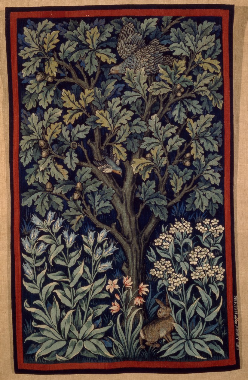 Hen Pheasant, made by Morris & Co. 1917 by John Henry Dearle