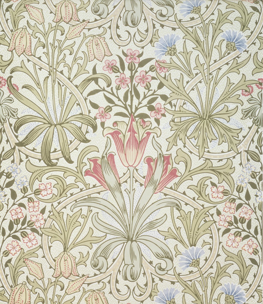 Persian wallpaper, designed by John Henry Dearle for Morris and Company by John Henry Dearle