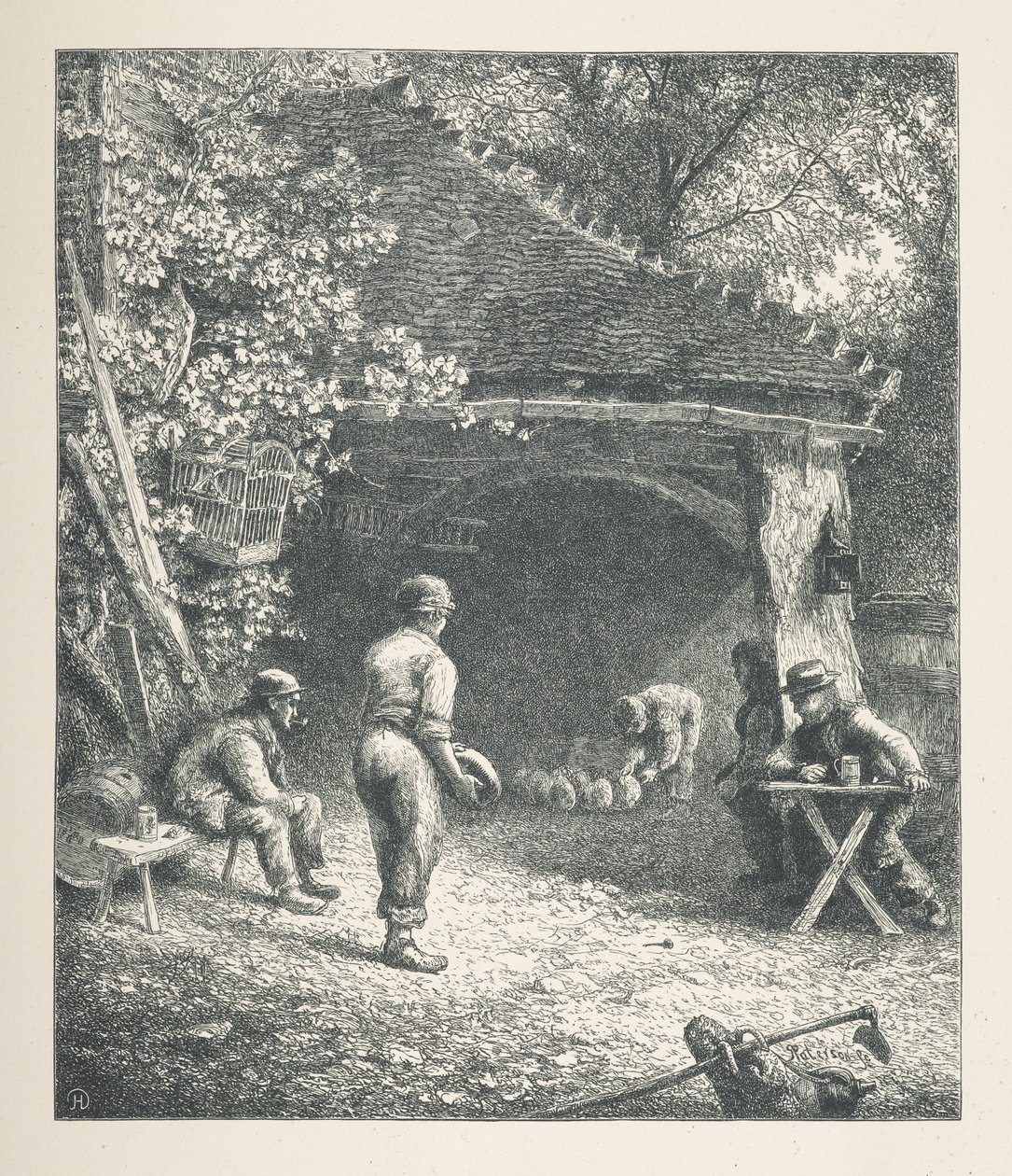 Plate 30. Pastoral scene, from 