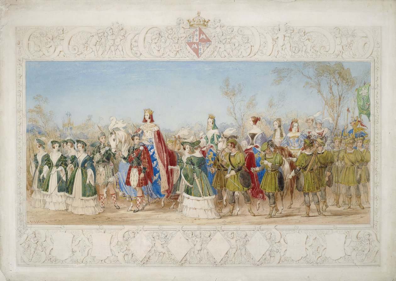 Jane Georgiana, Lady Seymour, Queen of Beauty by John Henry Nixon