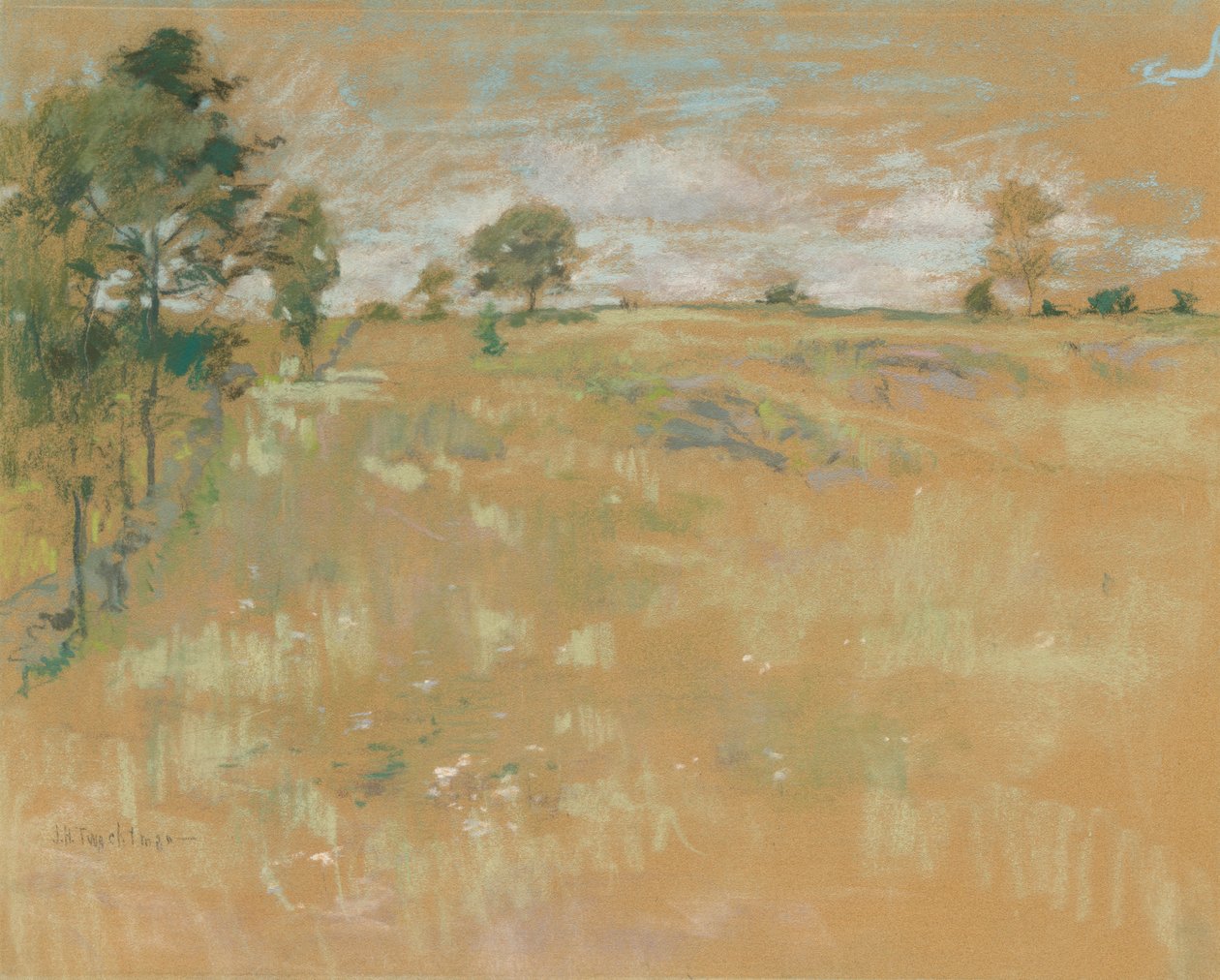 Pastures, Branchville, Connecticut by John Henry Twachtman