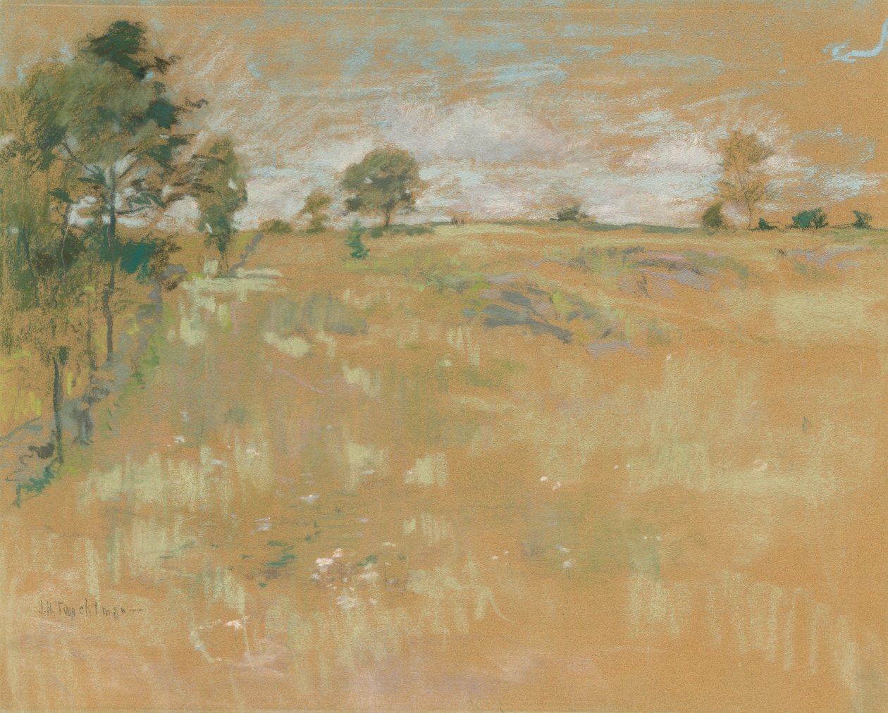 Pastures, Greenwich, Connecticut, c. 1890-1900 by John Henry Twachtman