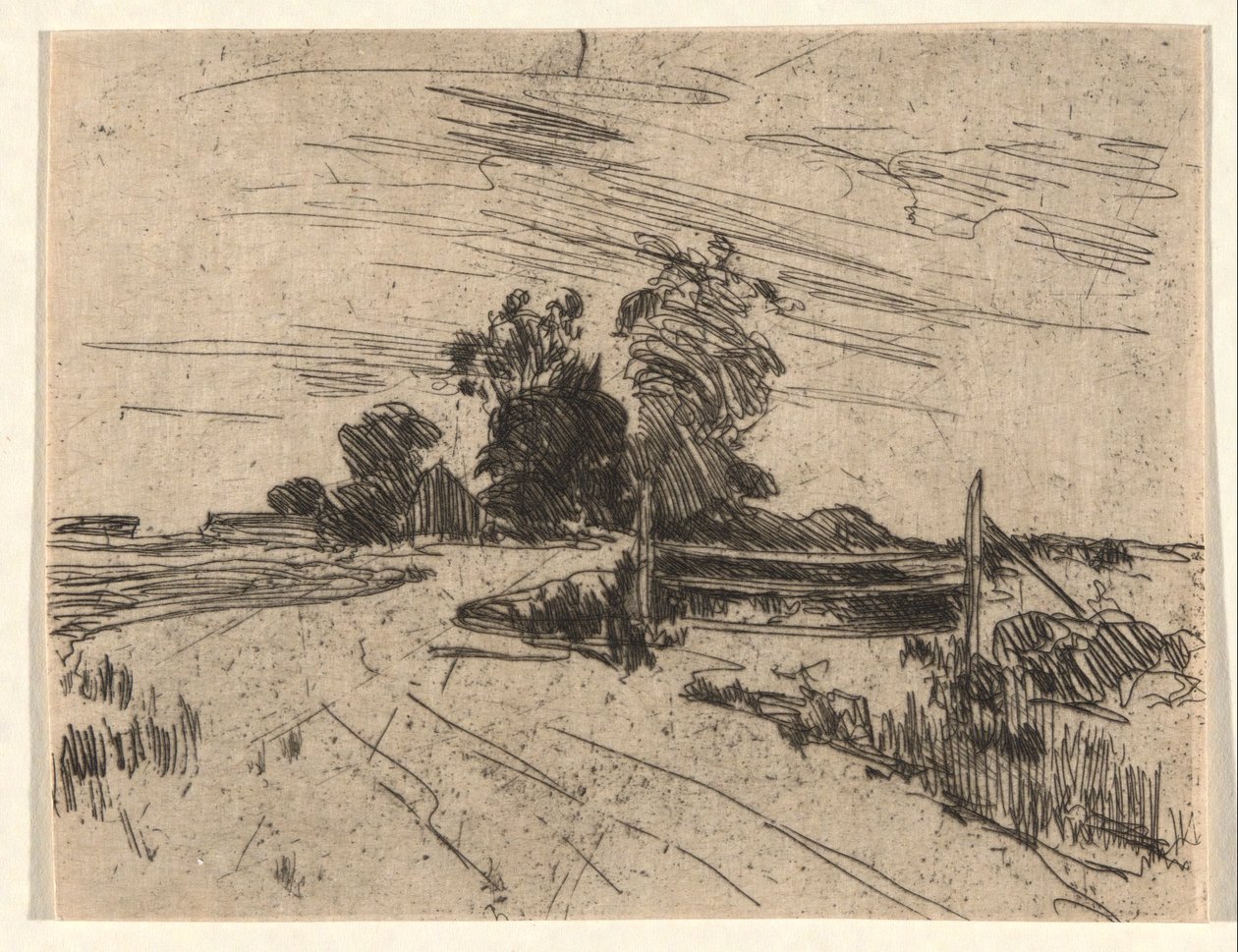 Road with Fence by John Henry Twachtman