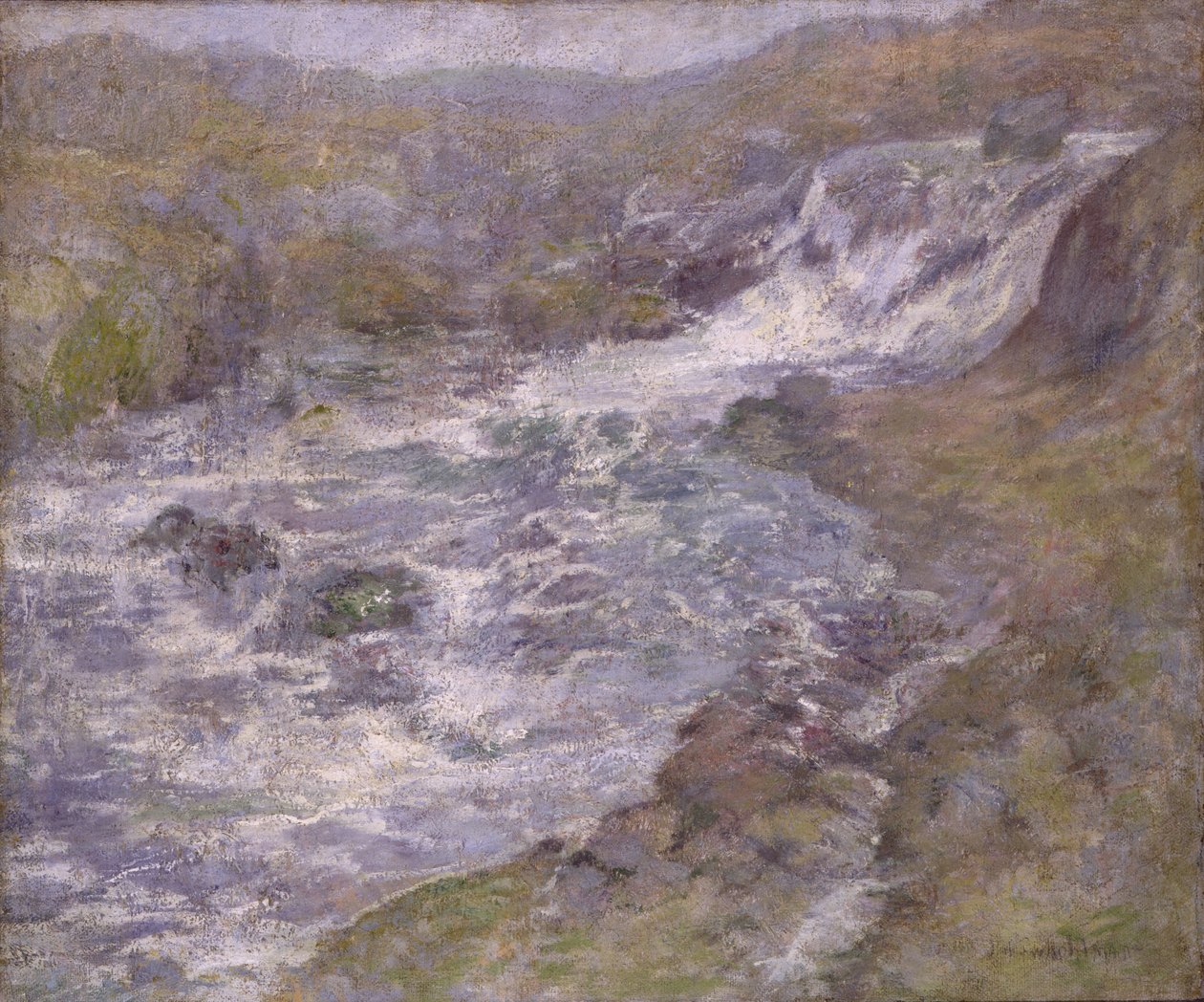 The Torrent, ca. 1900 by John Henry Twachtman