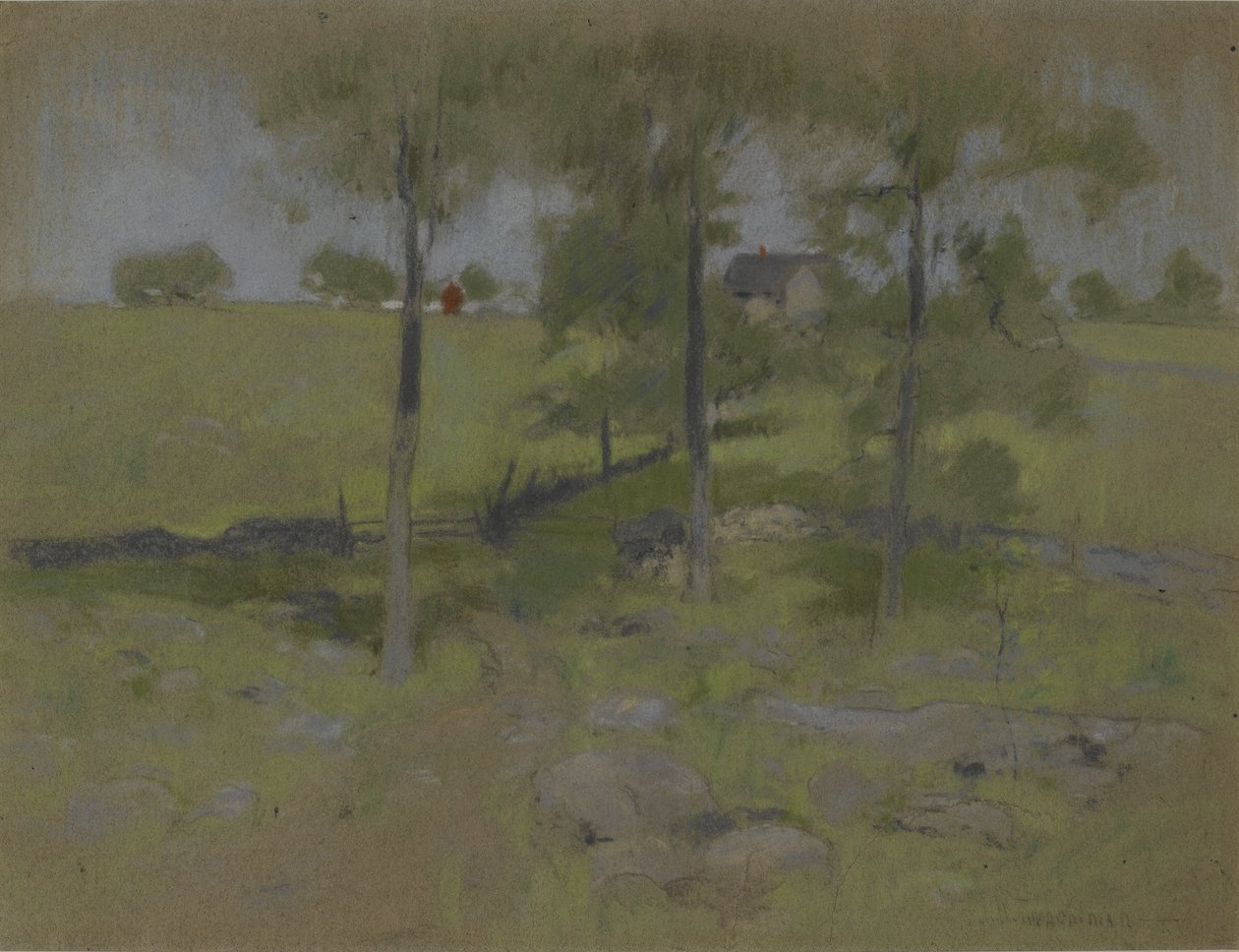 Three Trees, c.1888-95 by John Henry Twachtman