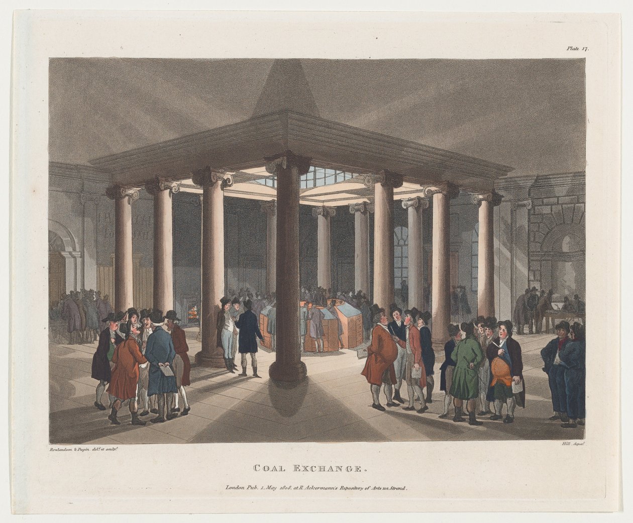 Coal Exchange, May 1, 1808 by John Hill
