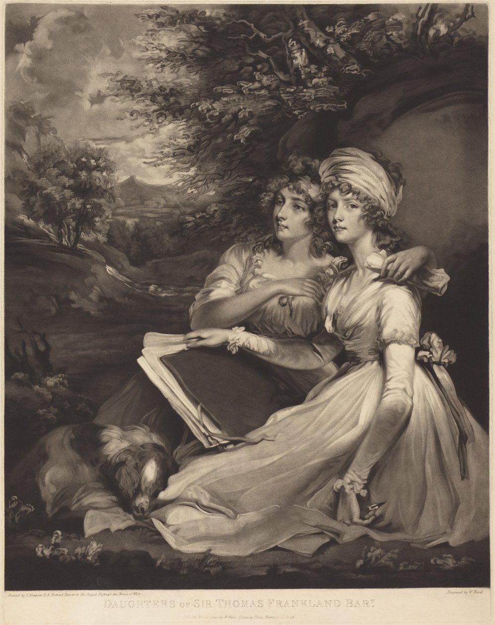 Daughters of Sir Thomas Frankland, Baronet (The Sisters) by John Hoppner