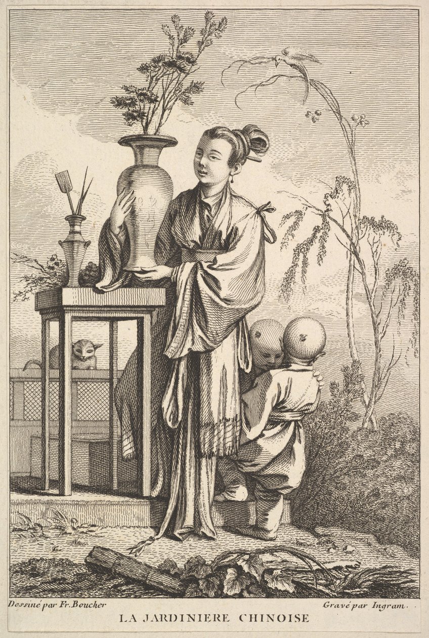 The Chinese Gardener, 1741-63 by John Ingram