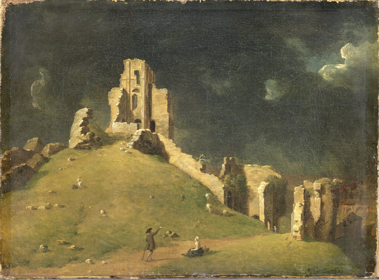 Corfe Castle, Dorset by John Inigo Richards