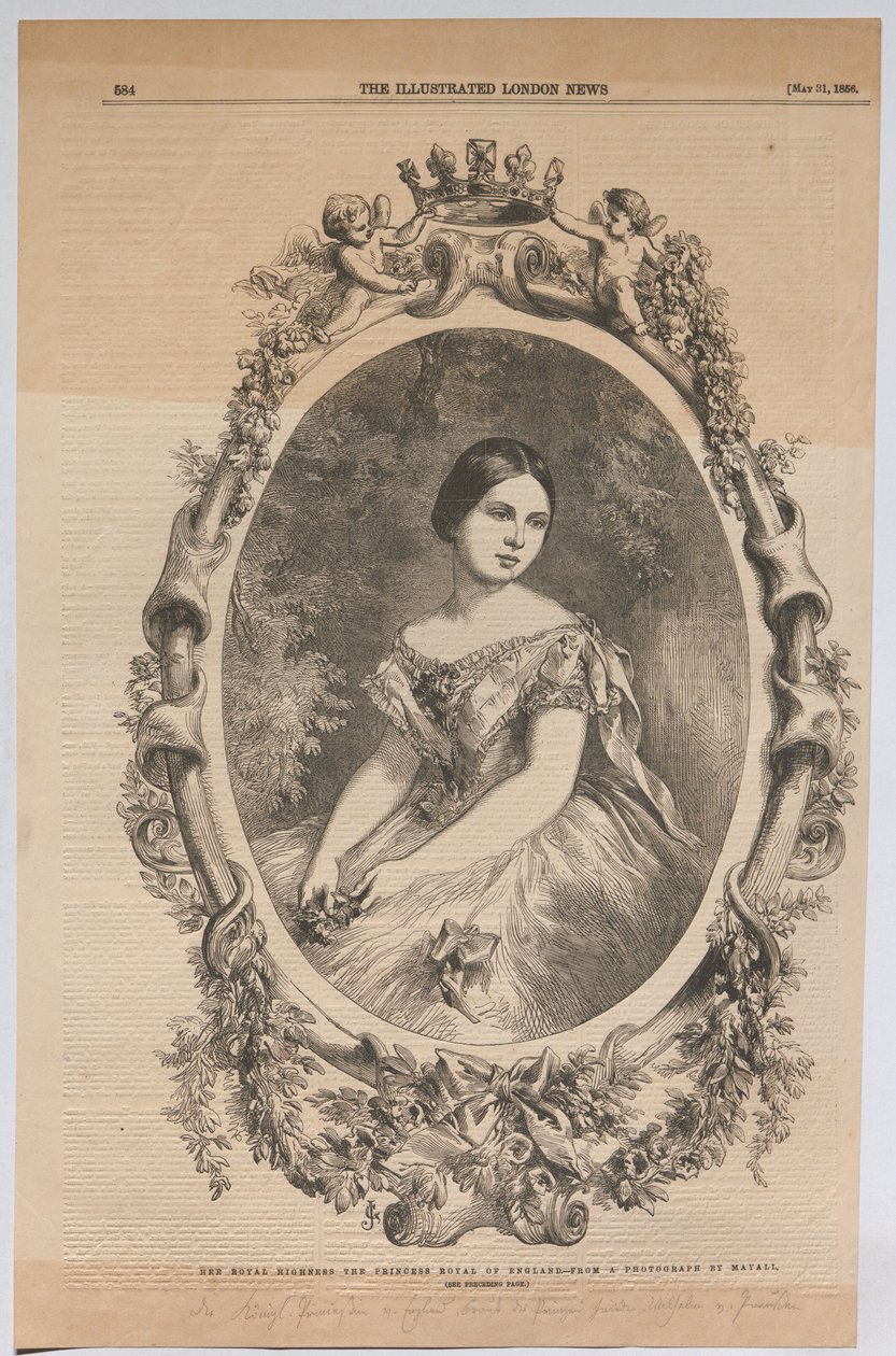 Her Royal Highness the Princess Royal of England by John Jabez Edwin Mayall